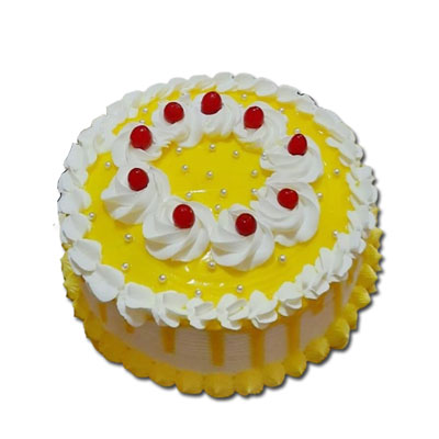 "Delicious Round shape Pineapple cake - 1kg (code PC13) - Click here to View more details about this Product